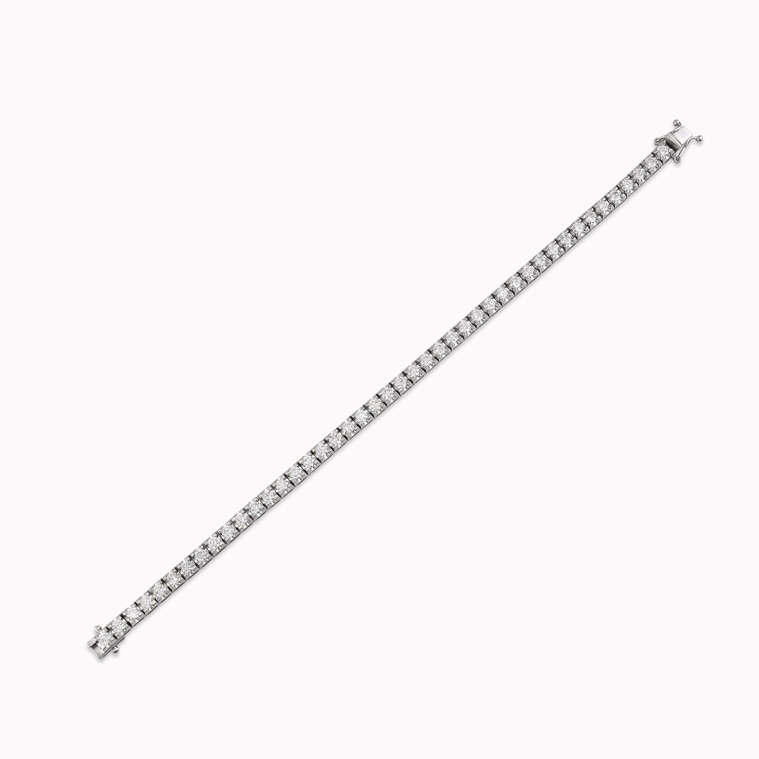Bratara Tennis Aur Alb 14K cu Diamante 2.00ct