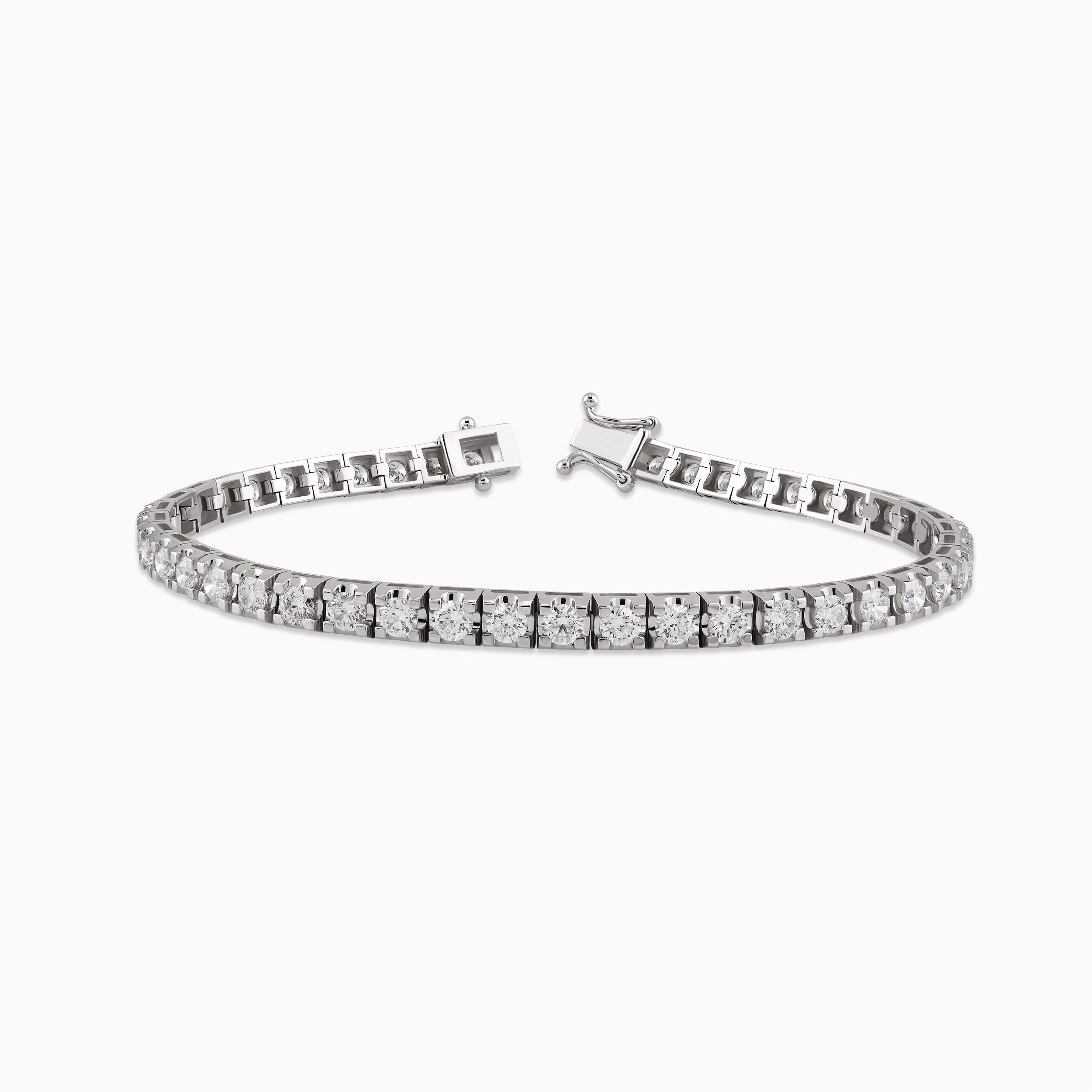 Bratara Tennis Aur Alb 14K cu Diamante 2.00ct