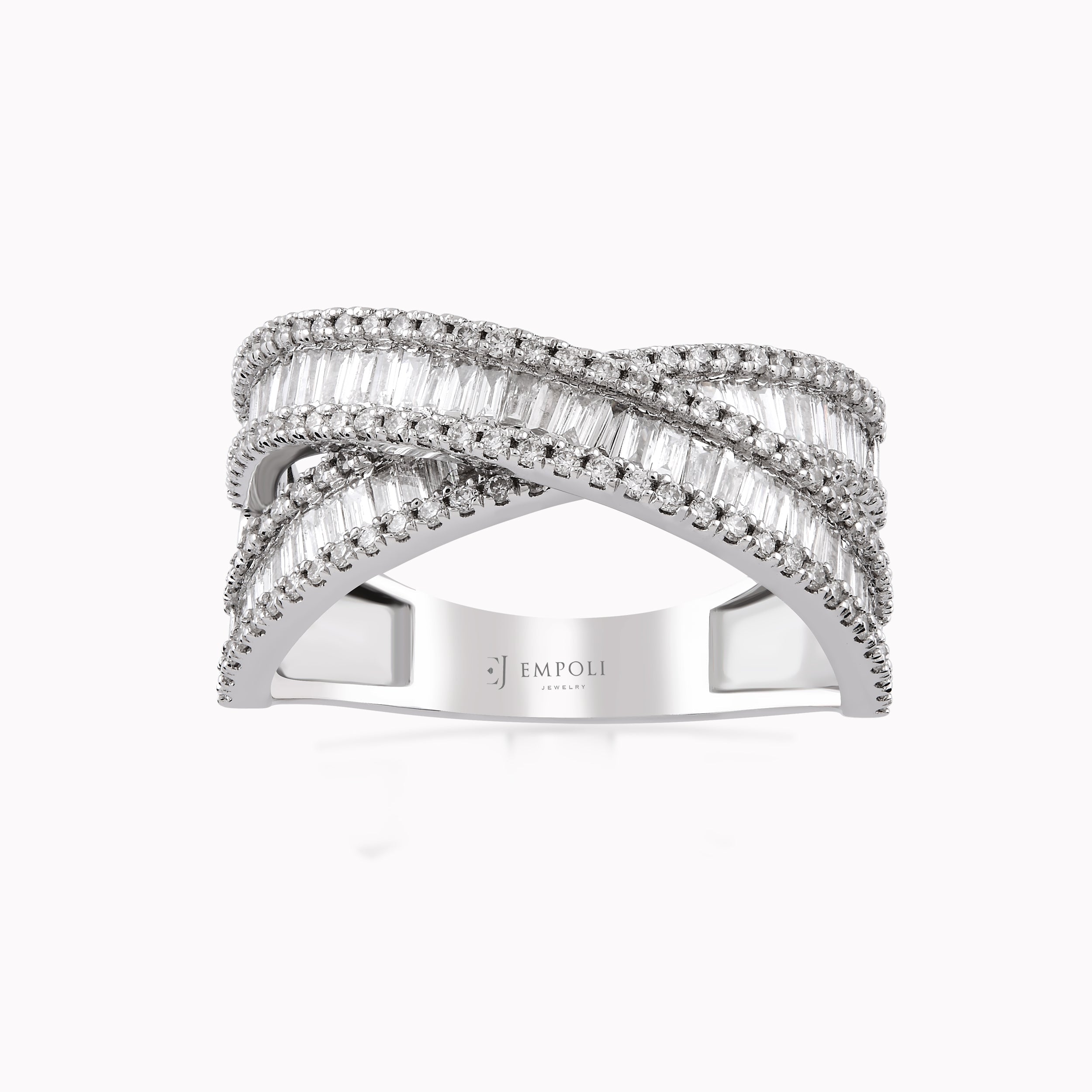 Inel Aur Alb 18K Cu Diamante 1.01ct