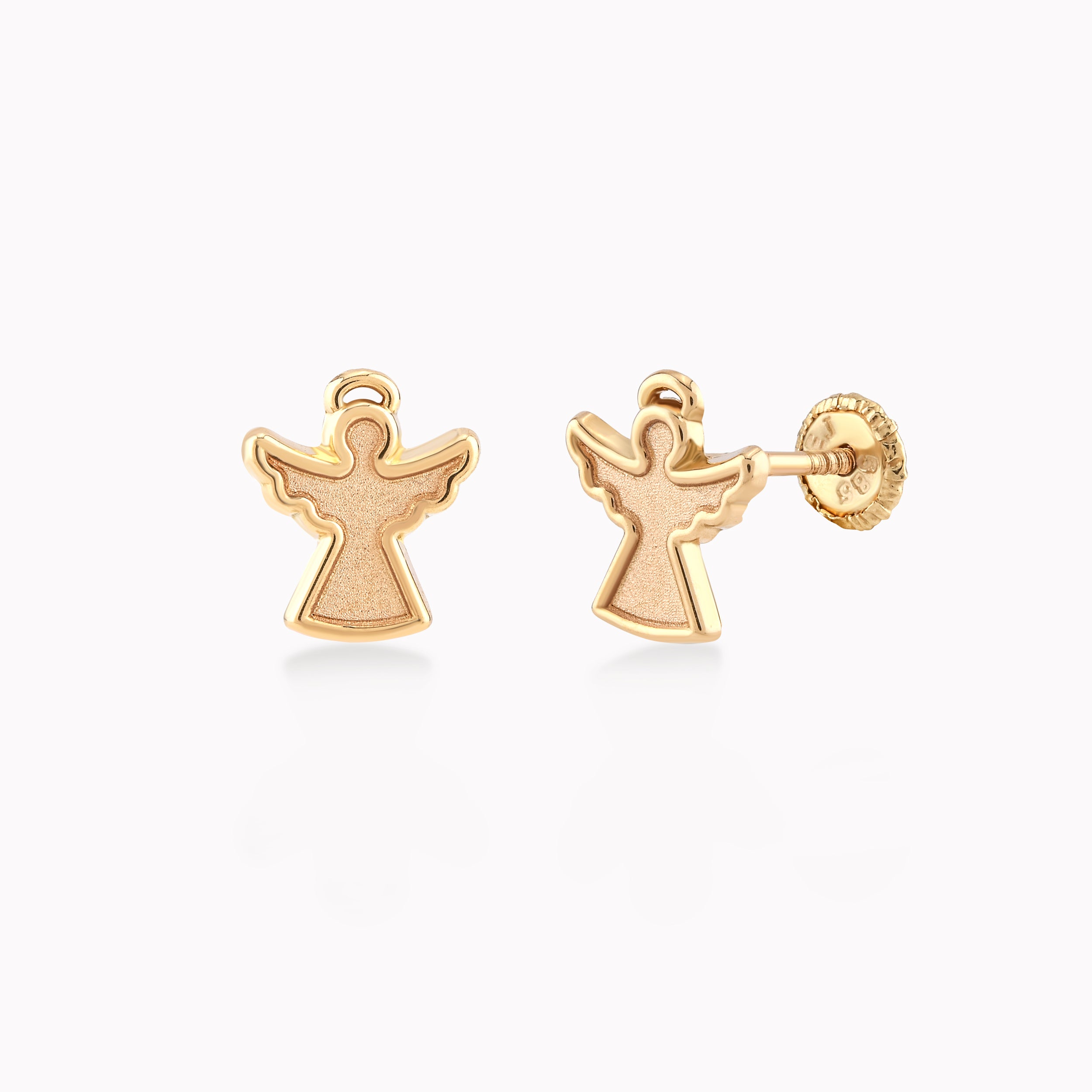 Cercei Aur Galben 14k, Inger, Protectie 0.39gr