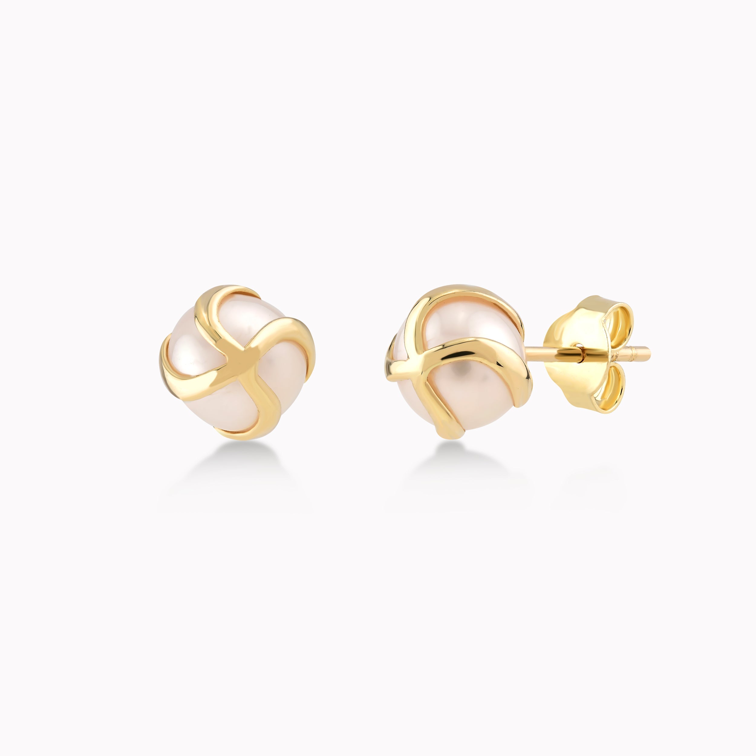 Cercei Aur Galben 14K Cu Perla De Cultura 1.75gr